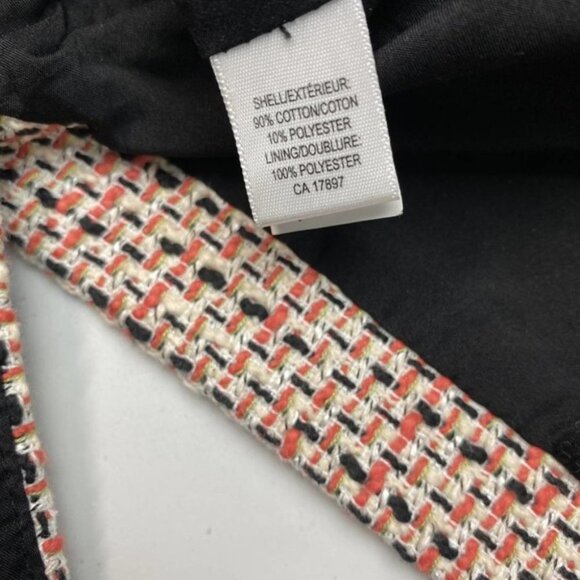 Banana Republic Woven Blood Orange Tweed Pencil Skirt Size 0 Petite - Picture 5 of 6